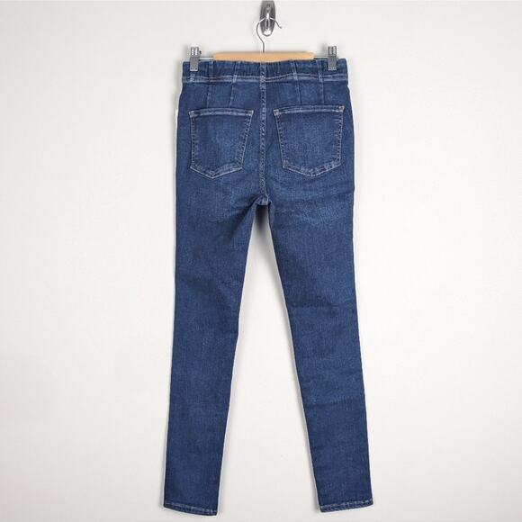 Free People Ultra High Waist Denim Pull-on Skinny Jeans New Size 26 - Picture 4 of 12
